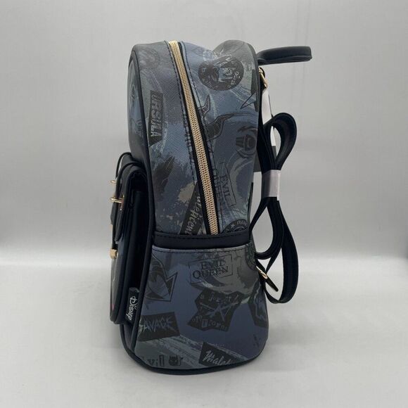 Wondapop Backpack Ursula Disney Villains Black Maleficent Evil Queen Travel - Picture 5 of 12